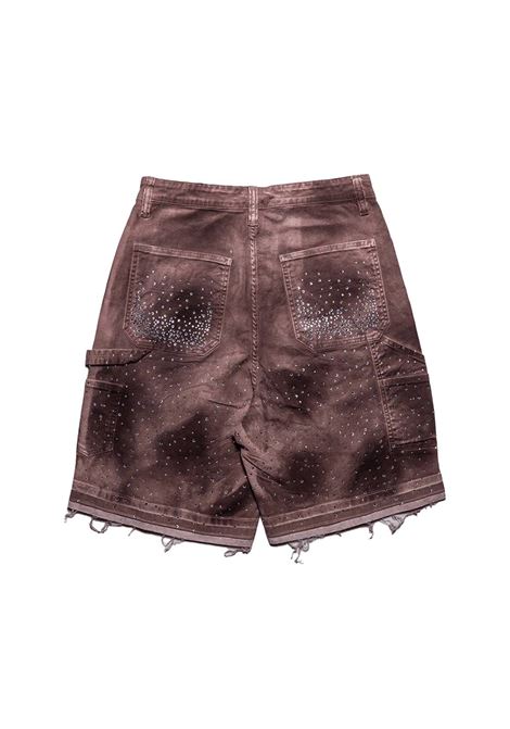 Bermuda con strass PAPER MONEY | PM1070RUST